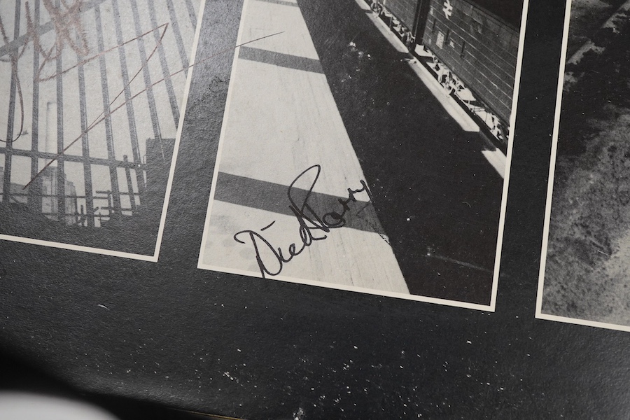 Pink Floyd LP, Animals, SHVL815, 1977, the gatefold cover extensively signed inside by; Nick Mason, David Gilmour, Richard Wright, Snowy White, Dick Parry, and Roger Waters, as well as a possibly spurious signature by Sy